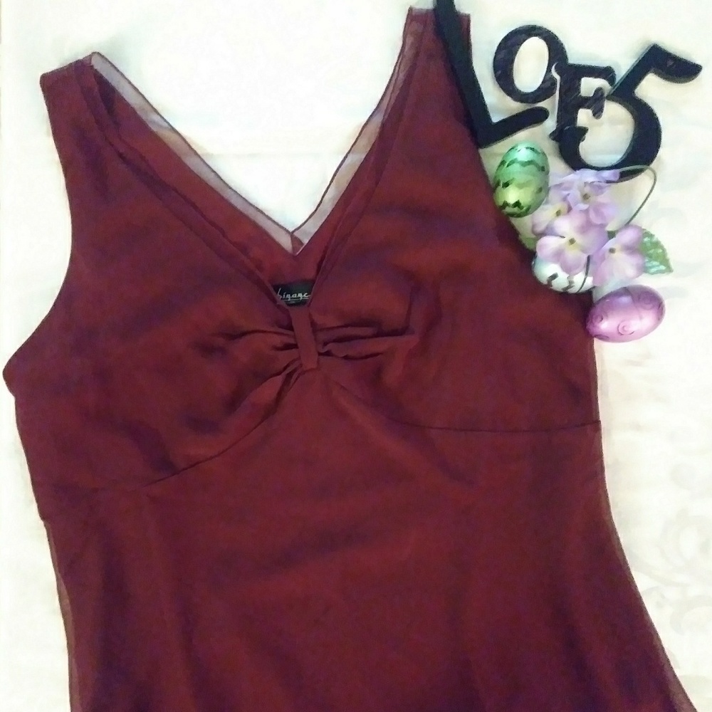 Pretty Burgundy Blouse